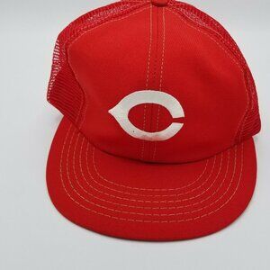 VTG Cincinnati Reds MLB Baseball Cap Hat Mesh Snap back adjustable‎ Made in USA